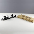 iwa concept Bismillah Alhamdulillah Mashallah Islamic Home Decor | Islamic Table Decors | Ramadan Decoration | Eid Decor | Islamic Home Art | Muslim Gift| (Mashallah, Black) - Image 3