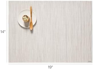 Chilewich Bamboo Placemats Set of 4, Woven Rectangle Placemats - Image 2
