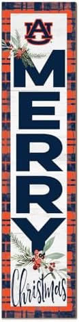 KH Sports Fan Auburn Tigers Holiday Porch Leaner, 11x46 Inches, Tigers Outdoor Christmas Sign; Display Some Holiday Cheer with This Auburn Tigers Christmas Sign by BostonCollegeEagles