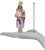 Old World Christmas Cat Lady Glass Blown Ornament for Christmas Tree, Handcrafted Holiday Decoration, Cat Collection - Image 5