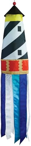 In the Breeze 4665 — 3D Lighthouse Windsock — Hanging Outdoor Beach Decoration for Yards, Gardens by InTheBreezeHomePage