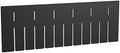 Akro-Mils 41226 6 Pack Plastic Divider for Akro-Grid Slotted Stackable Dividable Storage Tote Container Box, Compatible with 33226, Short Divider by Akro-Mils