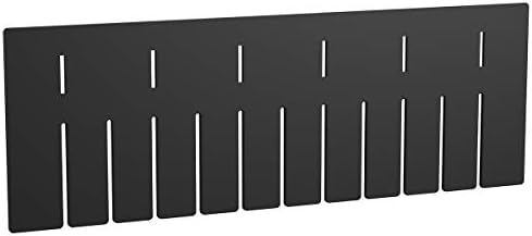 Akro-Mils 41226 6 Pack Plastic Divider for Akro-Grid Slotted Stackable Dividable Storage Tote Container Box, Compatible with 33226, Short Divider by Akro-Mils