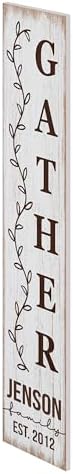 Personalized Welcome Sign for Front Door, Custom Welcome Sign for Porch Outdoor Welcome Home Decorations, 48"x8" PVC Sign (Design 18) - Image 3