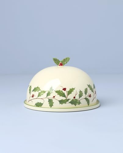 Lenox Holiday Small Porcelain Christmas Covered Serving Dish - Image 4