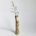 Spring Family Bud Vases, Resin Bohemian Family Vase, Girls Face Cute Hand Painted Character Vase for Home Decor Living Room Personalized Decor (4PCS) - Image 6