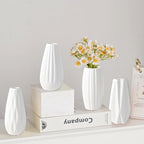 5'' White Ceramic Bud Vases Set of 20,Small Vases in Bulk for Flowers,Mini Vases for Centerpieces,Modern for Floral and Pampas Grass,Boho for Wedding,Party,Table Home Decor - Image 6