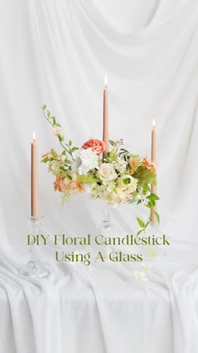 Ling's moment Fake Flowers Box, Faux Artificial Greenery Stems Foam Roses Silk Peony Ranunculus Fabic Flower for Centerpieces Bouquet Wedding Vase Floral Decorations, Garden Blush, Deluxe Combo - Image 4