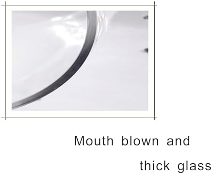 10" Tall Clear Glass Display Cloche, Dome Shape for Terrarium, Plants, Trinkets, Cakes, Figurines, LED Light String, Candle. Cloche Glass Dome, Bell Jar Display Case (1, 5.5"x10") - Image 3