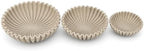 YMXYJM Decorative Bowl Set of 3, Fluted Resin Bowls for Home Decor, Beige - Image 7