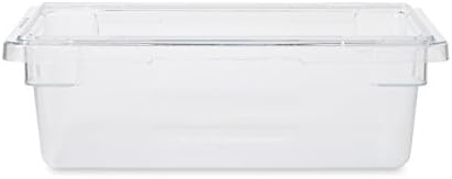 Rubbermaid Commercial Products Polycarbonate Food Storage Box/Tote, 3.5 Gallon, Clear, for Restaurant/Kitchen/Cafeteria (Pack of 6) - Image 2