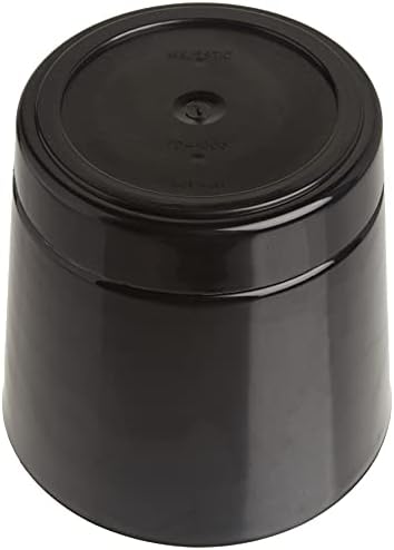 Novelty Majestic Full Depth Round Cylinder Pot, Glossy Black, 8-Inch (10088) (Pack of 2) - Image 3