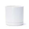 D'vine Dev 8.2 Inch Ceramic Planter Pot, White, 94-O-D-1 by DvineDevPlanterPotsandStand