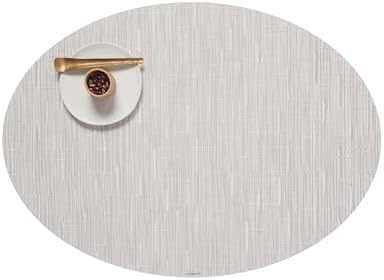 Chilewich Bamboo Placemats Set of 4, Woven Oval Placemats by Chilewich