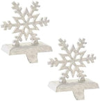 Park Designs Snowflake Stocking Hanger Set of 2, White by ParkDesigns
