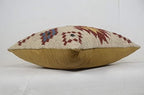 Chouhan Rugs 4 PCS Set of Hand Woven Jute Kilim Cushion Cover Indian Vintage Pillows 18X18 Rug Boho Shams (Pattern 1) - Image 7