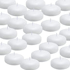Tuyai (Set of 36) Floating Candles, 3 inch White Dripless Wax Burning Candles, for Weddings, Party, Special Occasions and Home Decorations by Unknown