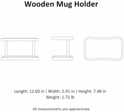 Two-Tier Wooden Tray, 1 PC - Image 7