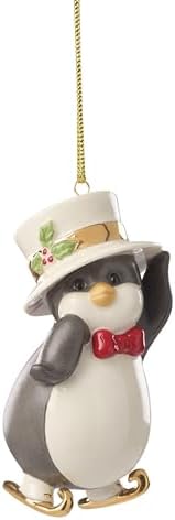 Lenox Penguin Christmas Hanging Ornament by Lenox