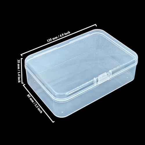 LJY 24 Clear Plastic Boxes, 4.9 x 3.3 x 1.4 in for Diamond Painting - Image 2