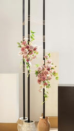 Ling's moment Artificial Pink Wedding Flowers Combo, Dusty Rose, Grand - Image 5