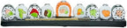 Sushi Menorah By Rite Lite | Funny Hanukkah Gifts Whimsical Hand Painted Realistic Menorah! Novelty Jewish Holiday Party Favors Candle Holder Festival of Lights Jewish & Japanese Gifts 12" L - Image 2