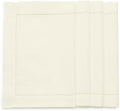 Solino Home Cotton Linen Placemats Ivory Hemstitch, 14 x 19 in, Set of 4 by SolinoHome