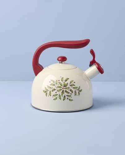Lenox Holiday Aluminum Christmas Tea Kettle, 84oz - Image 5