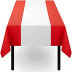 Disposable Table Runner for Dining Table, 16" 20-Pack Linen-Like White Paper Table Runners for Party, Wedding Or Event - Image 3