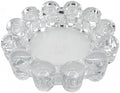 Alice Lane Home Collection Original Clear Glass Small Bubble Candle Dish by AliceLaneHomeCollection