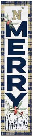 KH Sports Fan Navy Midshipmen Holiday Porch Leaner, 11x46 Inches, Midshipmen Outdoor Christmas Sign; Display Some Holiday Cheer with This Naval Academy Midshipmen Christmas Sign by CornellBigRed