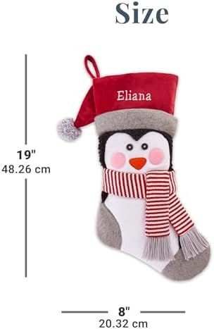 Let's Make Memories Personalized Christmas Stocking - Stockings for Family - Embroidered Name - Custom Christmas Decor - 8”x19” - Plush Friends - Dog - Image 6