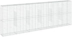 vidaXL Gabion Basket with Cover 236.2"x19.7"x78.7" Galvanized Iron by vidaXL