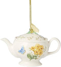 Lenox 896350 Butterfly Meadow Teapot Ornament, Christmas by Lenox