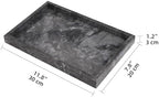 Marble Bathroom Vanity Tray, Black, 12"x 8" x1.2" - Image 3