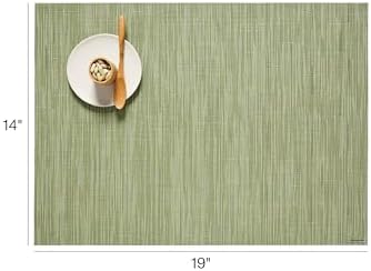 Chilewich Bamboo Placemats Set of 4, Woven Rectangle Placemats - Image 2