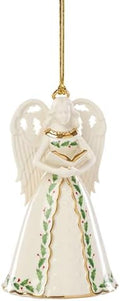Lenox 897139 Holiday Angel Bell with Hymns Ornament, Christmas, Decorations by Lenox