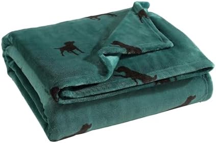 Eddie Bauer - Throw Blanket, Ultra-Soft & Reversible Plush Bedding, Blanket for Couch & Bed (Buddy The Dog Green, 50" x 60") - Image 6