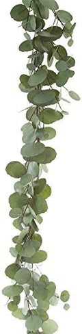5ft Artificial Silver Dollar Eucalyptus Garland by BDCRAFTS