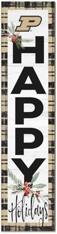 KH Sports Fan Purdue Boilermakers Holiday Porch Leaner, 11x46 Inches, Boilermakers Outdoor Christmas Sign; Display Some Holiday Cheer with This Purdue Boilermakers Christmas Sign by CornellBigRed
