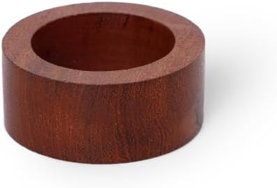 Lightnpro Natural Wooden Decorative Napkin Rings Set of 12, Serviette Napkin Rings Bulk for Party Decoration, Table Top Décor for Dinning Table, Everyday, Christmas, Easter Family Gatherings - Image 3