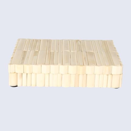 Handicrafts Home Decorative Box 8x6 – Photo Storage Box, Jewelry Organizer, Modern Decorative Storage Box with Lid, Bohemian Table Décor, Vintage Keepsake Box for Shelf or Coffee Table Décor - Image 5