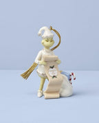 Lenox The Grinch's List Porcelain Christmas Hanging Ornament - Image 3