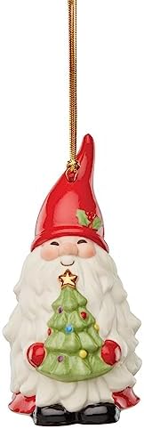 Lenox 894901 Christmas Tree Ornament Gnome by Lenox