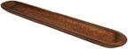 Decorative Bowl Home Decor Approx 6x40 Inch, Long Hand Carved Spanish Oak by MainEventUSA