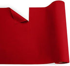 Disposable Table Runner for Dining Table, 16" 20-Pack Linen-Like Red Paper Table Runners for Christmas, Party, Wedding Or Event - Image 2