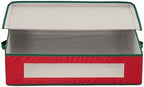 Household Essentials Christmas Wreath Storage Container, 24 Inch Holiday Wreath Storage Box with Handles, Sturdy Sides, Keeps Wreaths Free of Dust and Pests in Storage - Image 4