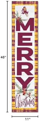 KH Sports Fan Arizona State Sun Devils Holiday Porch Leaner, 11x46 Inches, Sun Devils Outdoor Christmas Sign; Display Some Holiday Cheer with This Arizona State Sun Devils Christmas Sign - Image 3