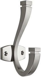 SAILING Coat Hooks - 5 Pack Brushed Nickel Towel Hooks Robe Hooks Decorative Wall Hooks for Bathroom Bedroom Kitchen Towel Robe Clothes Cabinet Closet Bathroom Hardware by SAILING
