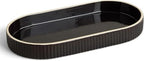 Preston Lane Ceramic Vanity Tray for Bathroom Countertop, Large, Ink by Unknown